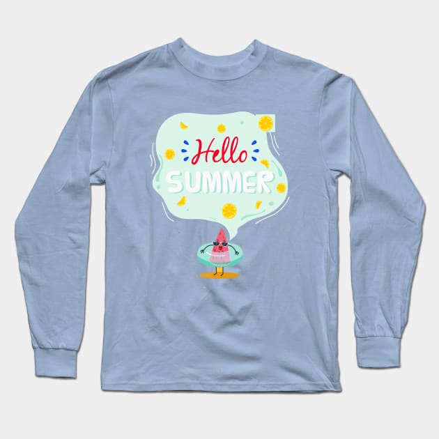 hello summer Long Sleeve T-Shirt by This is store